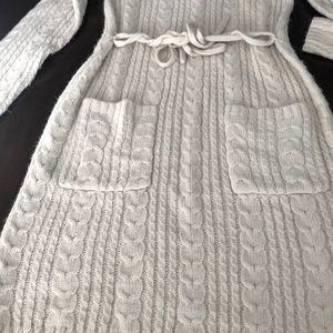 H&M Cable Knit Sweater Dress Size XS